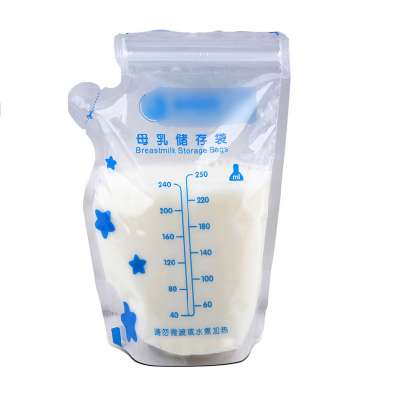 OEM disposable human breast milk storage freezer bag