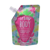 Custom Hydrating Body Oil Plastic Liquid Packaging 250ml 100ml Spout Pouch